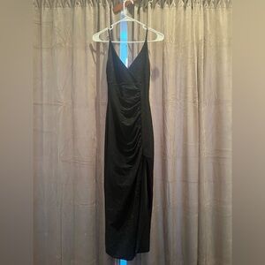 Hello Molly Black Maxi Slip Dress